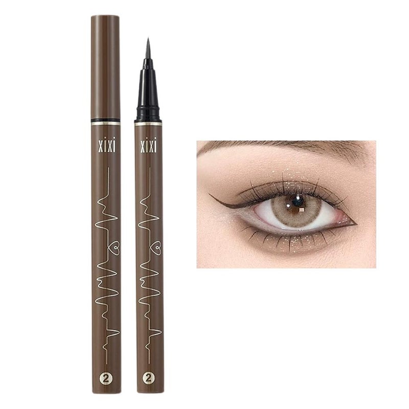 The fine-tipped eyeliner is easy to use, doesn't smudge easily, and provides natural highlight and vibrant color.